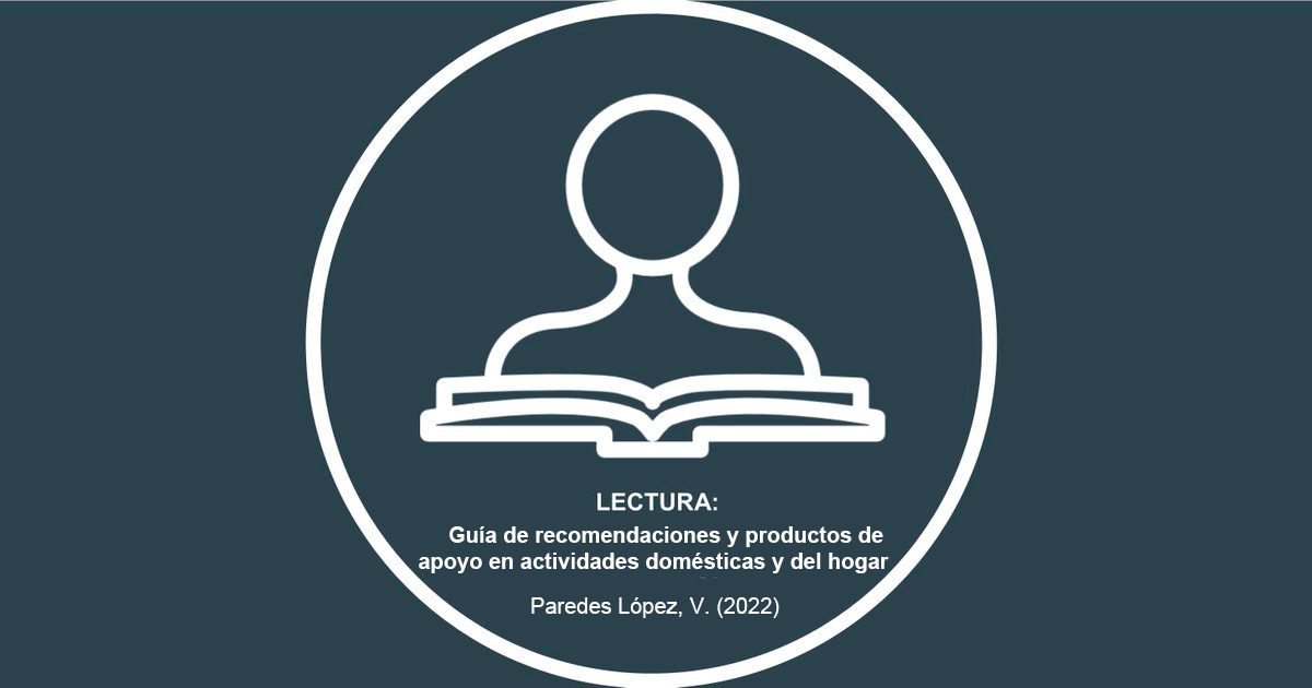 Guía de recomendaciones y productos de apoyo en actividades domésticas y del hogar