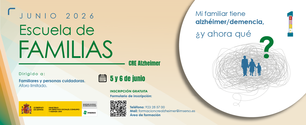 Cartel Escuela de Familias del CREA de 2026