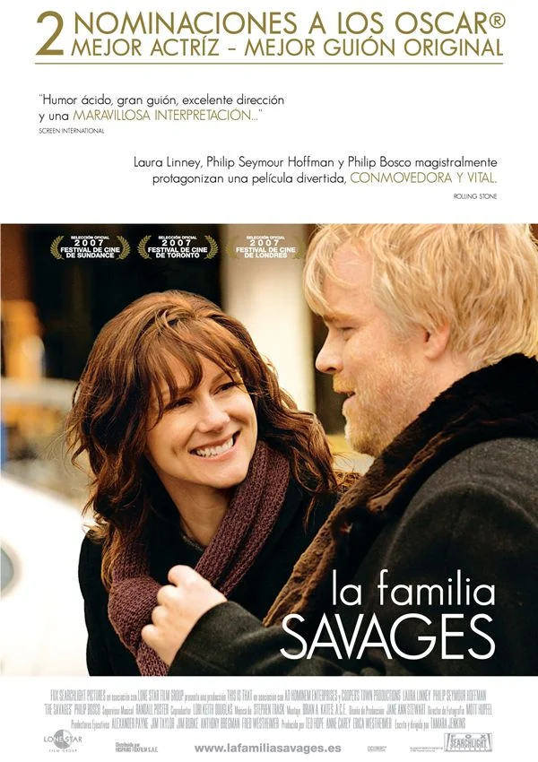 Cartel de la película La familia Savages