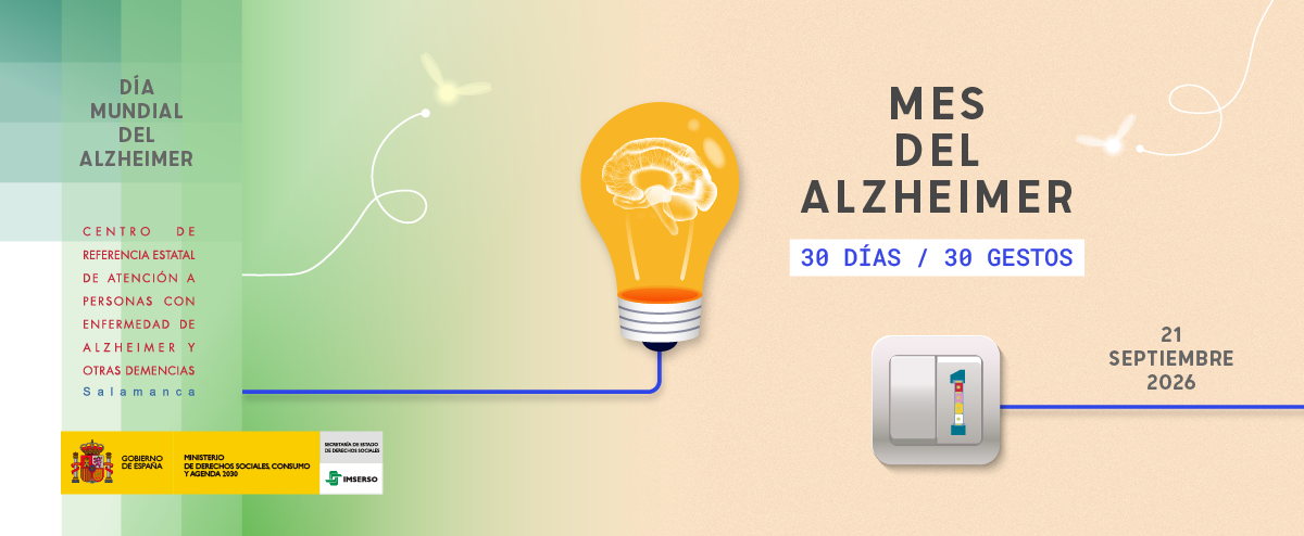 Cartel del Mes Mundial del Alzheimer.
