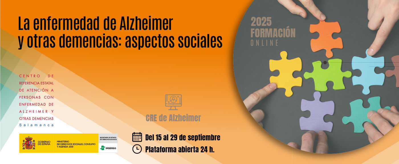 Cartel del curso online del CREA.