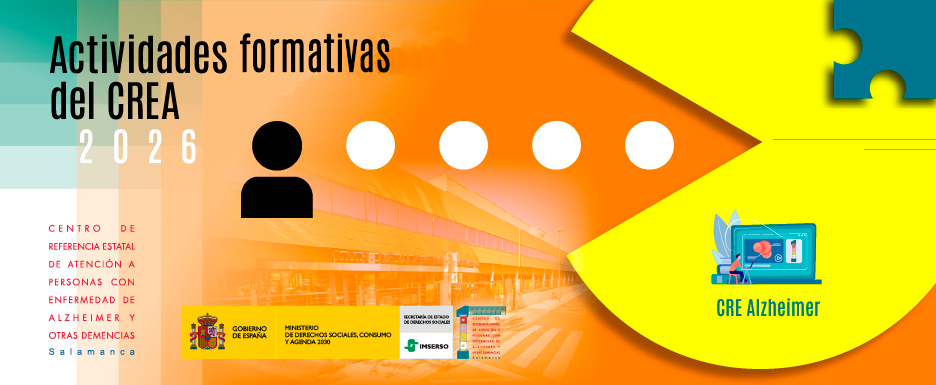 Cartel de las acciones formativas del CREA programadas en 2026.
