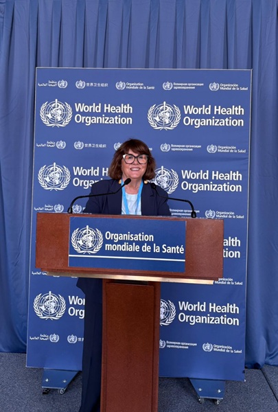 Mayte Sancho, durante su intervención.