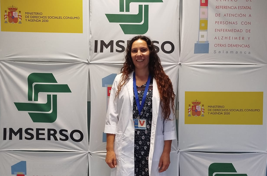 Daniela Silva, la estudiante portuguesa que inicia hoy su estancia formativa en el CREA.